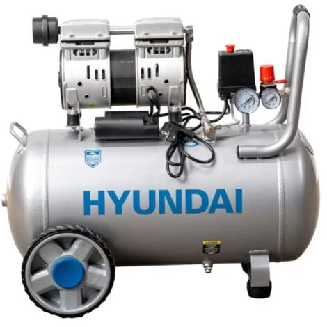 compressore aria silenziato hyundai 50l 1,5hp - cod. 65703