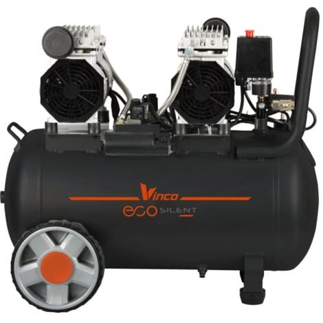 compressore aria silenziato vinco 50l 2hp