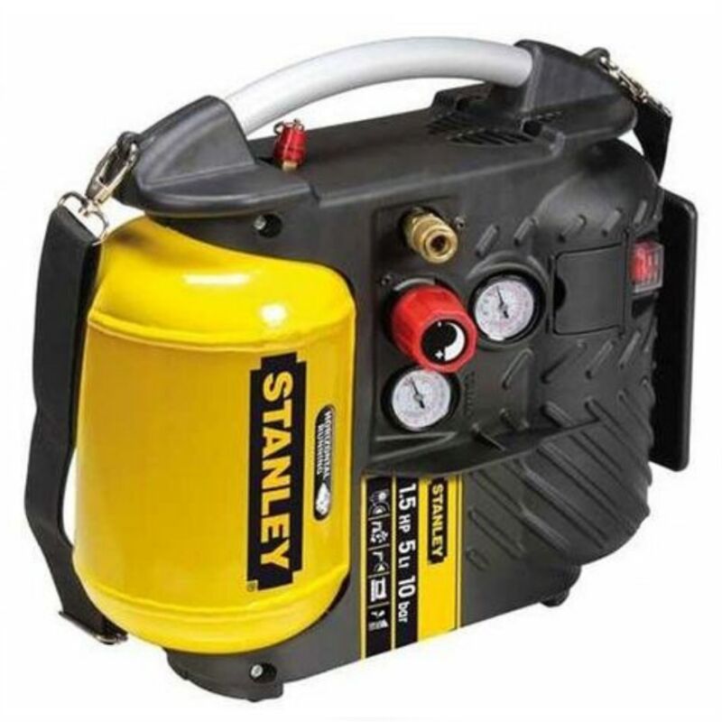 Image of Compressore aria Stanley air boss portatile tracolla 5 lt 1,5 hp 10 bar airboss