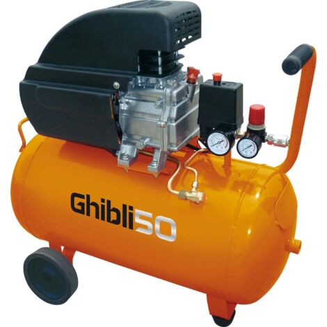 Compressore Brixo Ghibli carrellato serbatoio 50 Litri max 8 bar