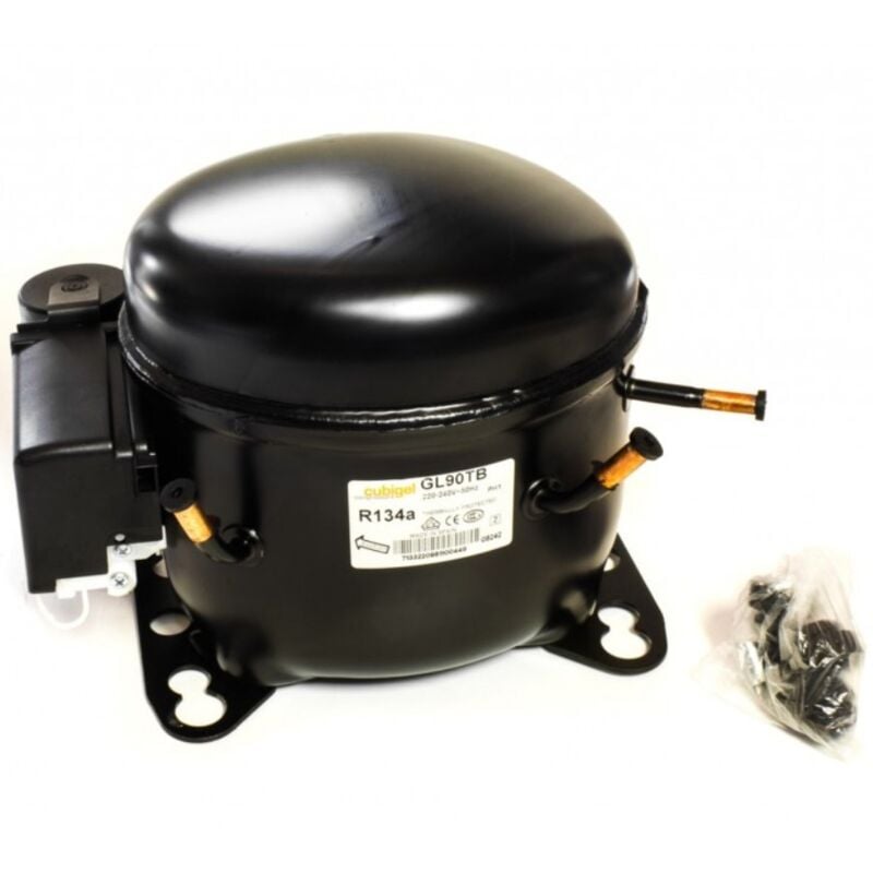 Compressore celle e frigorifero cubigel GL90TB EMT6170Z 1/4HP R134A
