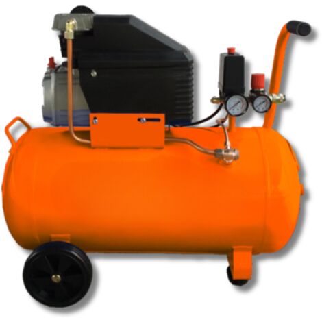 compressore coassiale lubrificato ad olio motore monofase hp 2 capacità aspirazione - 50 lt