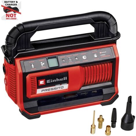 Compressore d'aria Einhell PRESSITO 18/25 Hybrid rosso nero