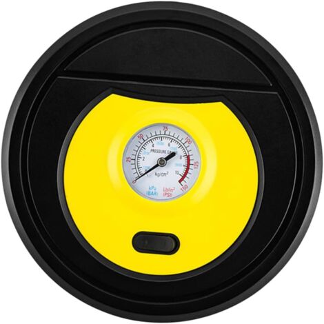Compressore d'aria elettrico portatile da 12 V con manometro, gonfiatore per pneumatici da campeggio e auto