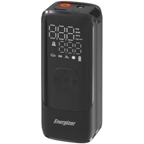 Compressore d'aria Energizer PAC4000 portatile con powerbank 2000mAh Nero [PAC4000]