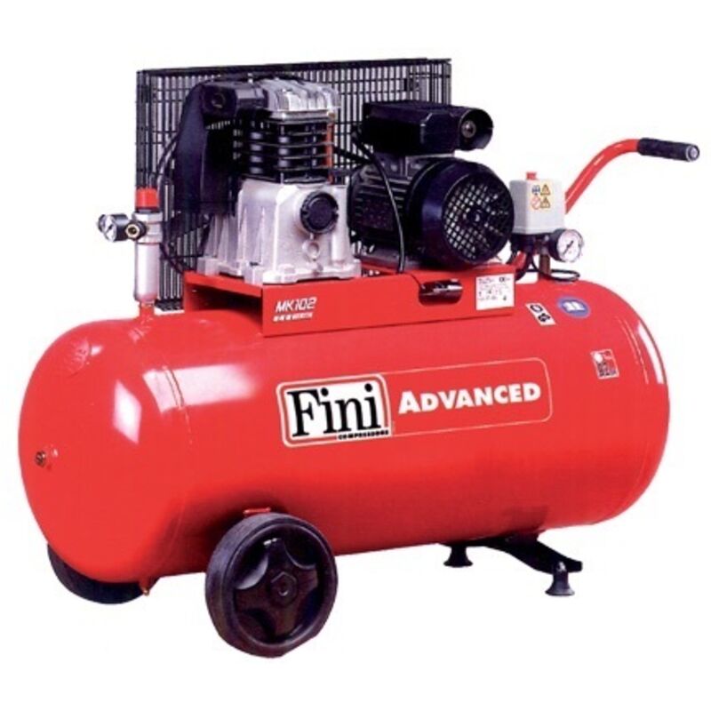 Fini Advanced 90 Lt Compressore Bicilindrico 1,5 Kw Hp2 Serbatoio