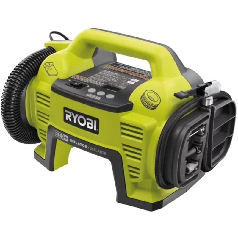 Image of Ryobi - compressore a batteria 18v r18i-0 con accessori, solo corpo macchina batteria non inclusa