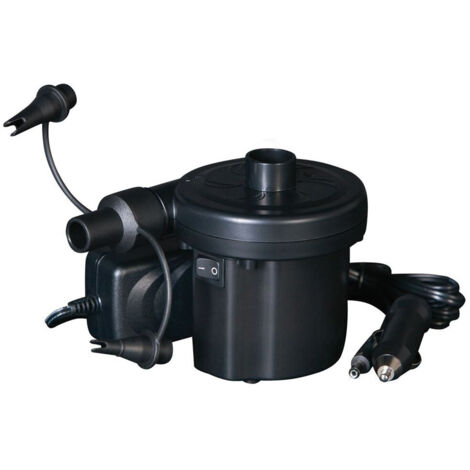 Compressore Gonfiatore Elettrico Portatile Casa Auto Pompa 220v / 12v 3 Beccucci