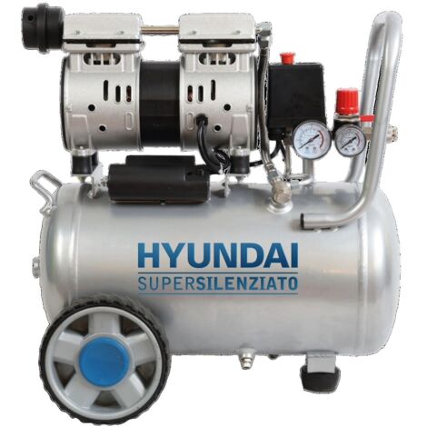 COMPRESSORE HP 1 1F BAR 8 LT. 24 SILENT 59DBA 180 L/M HYUNDAI 65700