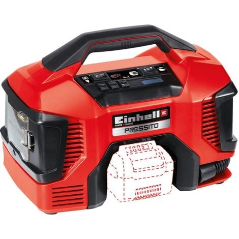 Mini compressore per auto 12V CC-AC 12 Einhell - Giordanojolly