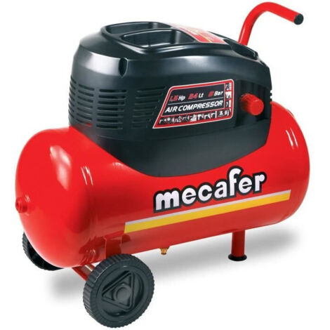 Compressore MECAFER - 24L 1.5HP SENZA OLIO + T+ SBC