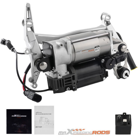 Compressore per sospensioni pneumatiche + staffa for Audi Q7 4L 4L0698007C