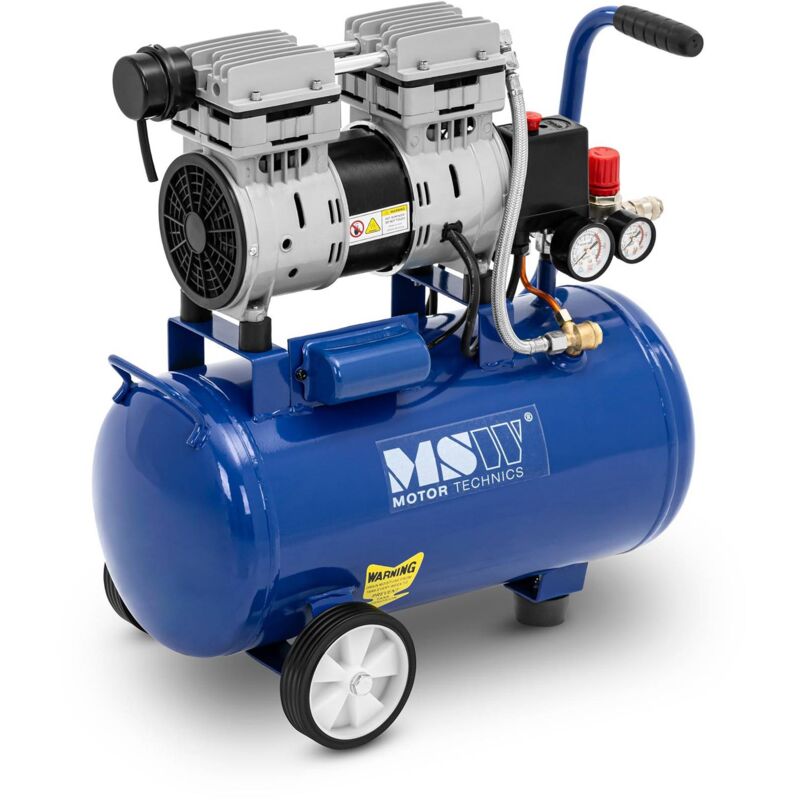 Image of Compressore senza olio - 24 l - 750 w Compressore oil free Compressore ad aria