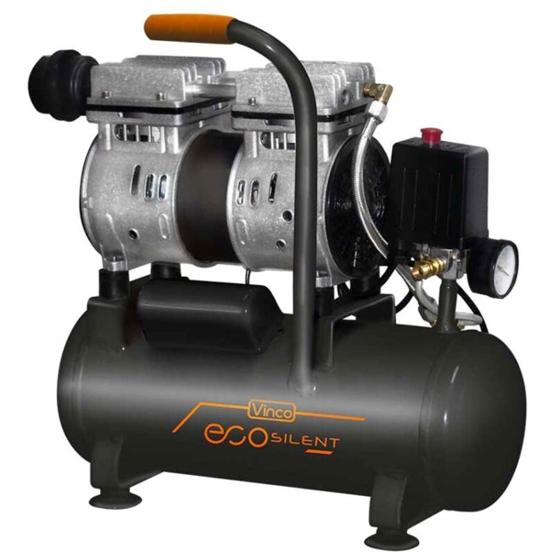 Compressore 50lt. a secco silenziato a doppia testata Vinco - 60706 EcoSilent | Leroy Merlin
