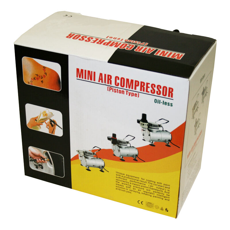 Bc-elec TC-80SE COMPRESSORE SILENZIOSO PER AEROGRAFO AD ALTE PRESTAZIONI TC-80SE 0-4 BAR