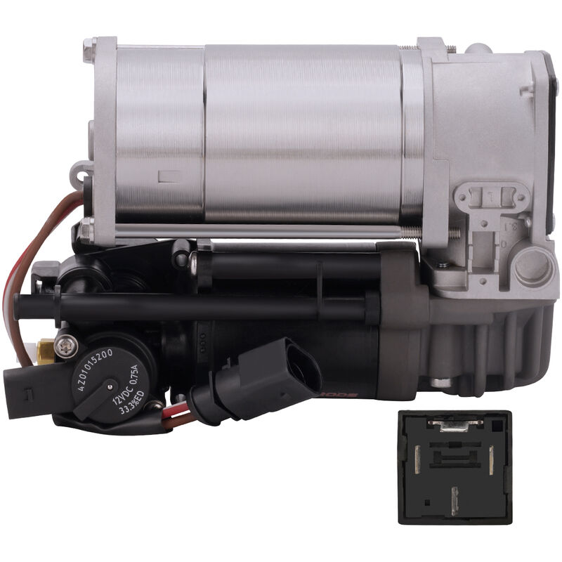 Image of Compressore Sospensioni Pneumatiche Pompa & relè for Audi A6 A7 A8 S6 S7 S8 C7 4H0616005A 4H0616005C Air Suspension Compressor Pump 4H0616005D