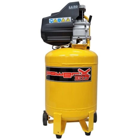 COMPRESSORE VERTICALE LT.50 LUBRIFICATO C/RUOTE