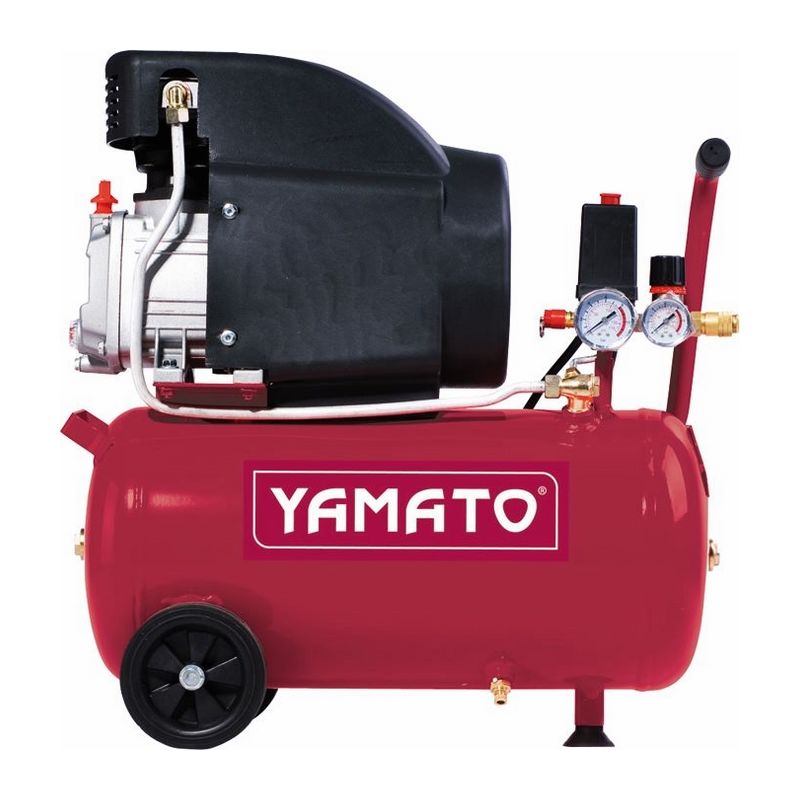 Image of Compressore Yamato Coassiale 2 Hp 1,5 Kw 24 Litri - Peso: 24 Kg