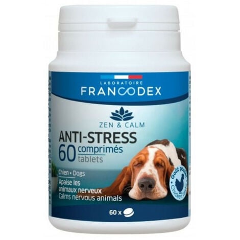 Comprimés Anti-Stress Décontractants 60 comprimés pour chiens - Francodex - Multicolor