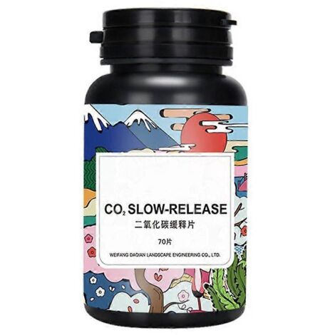 Comprimés de CO2 (dioxyde de carbone) pour plantes, aquarium, diffuseur de CO2