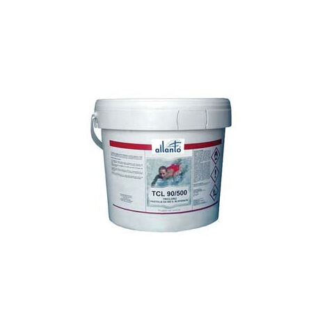 Comprimés d'entretien Trichlor - 10 kg - seau de comprimés de 500 g chacun