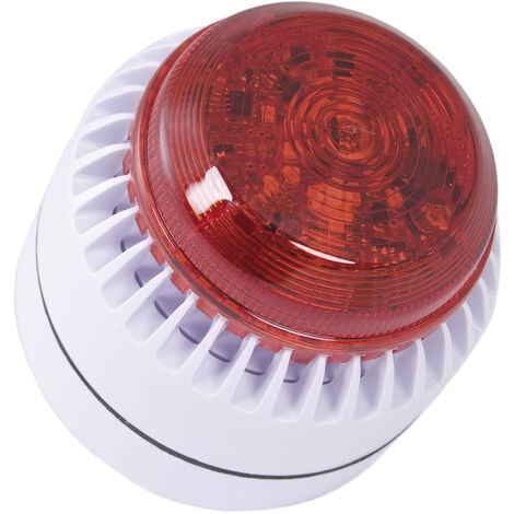 ComPro Kombi-Signalgeber  ROLP Solista Beacon Weiß Dauerton 12 V/DC, 24 V/DC