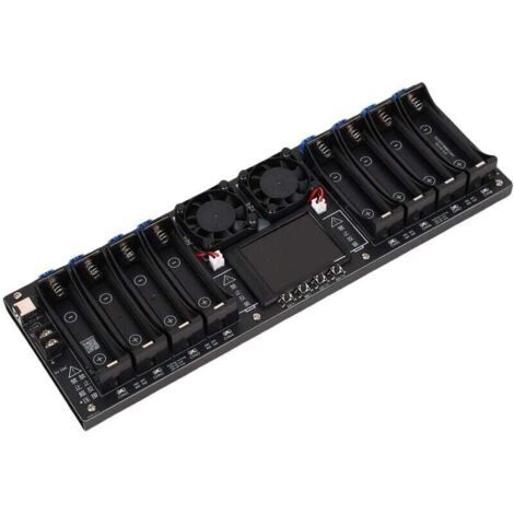 Comprobador de baterías 18650 de 8 canales con pantalla TFT de 2,4", múltiples modos, seguridad mejorada y pantalla intuitiva.