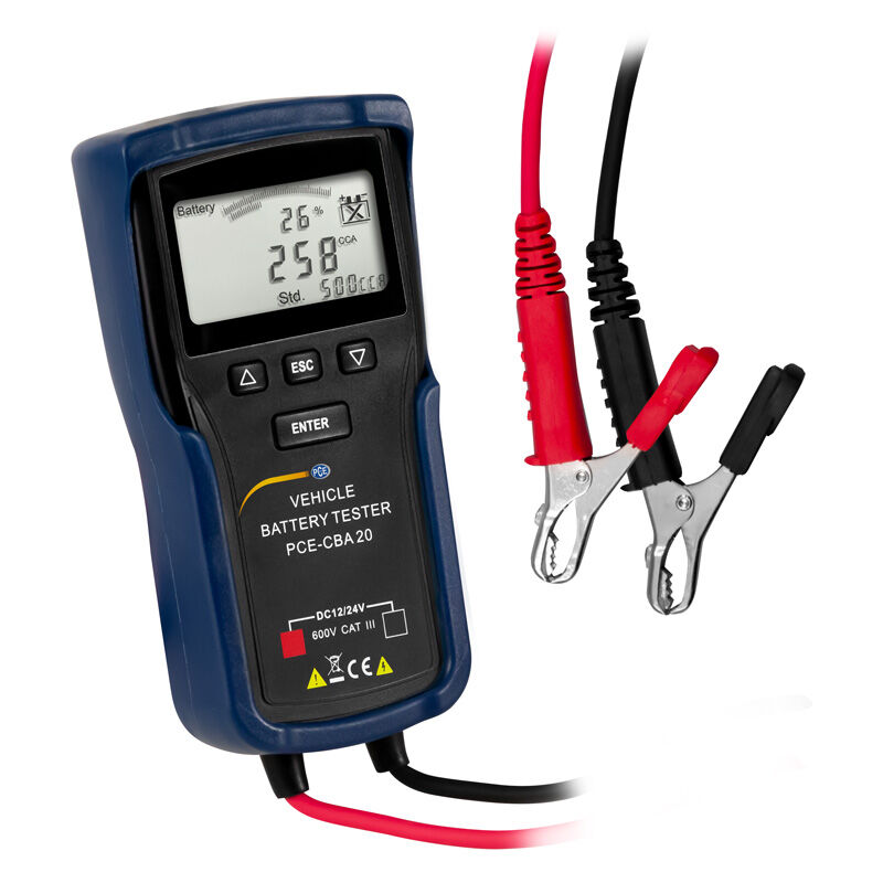 

Pce Instruments - Comprobador de baterías de coche PCE-CBA 20