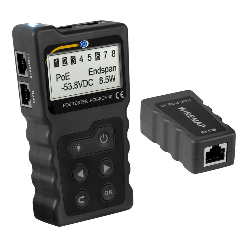 

Pce Instruments - Comprobador de redes LAN PCE-POE 10