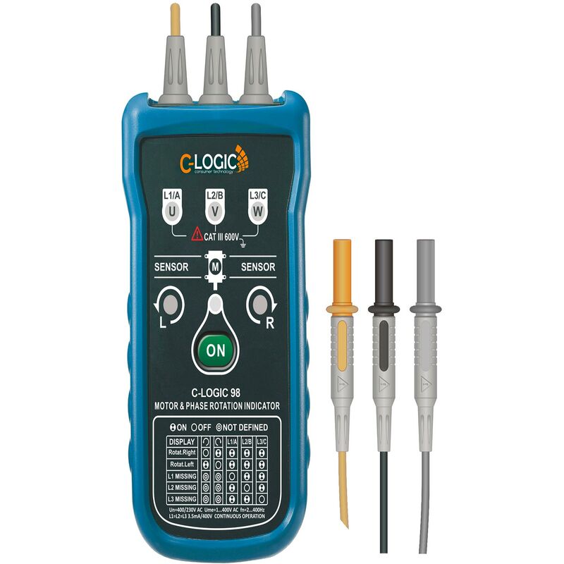 

C-logic - Comprobador de rotación de fases y de motores