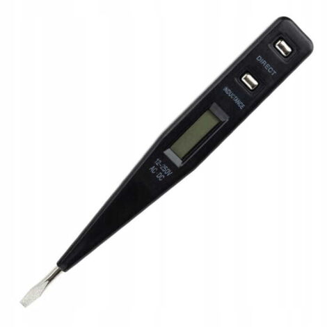 Comprobador de voltaje electrónico 12-250V medidor probador