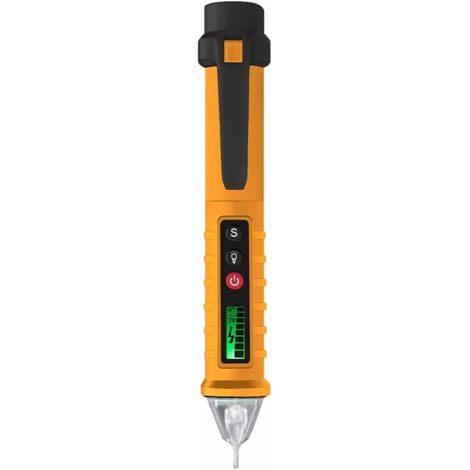 Comprobador eléctrico digital tipo bolígrafo de CA/CC, detector de voltaje, prueba de cables de alimentación sin contacto
