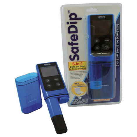 Comprobador electrónico de piscinas y spas - safedip