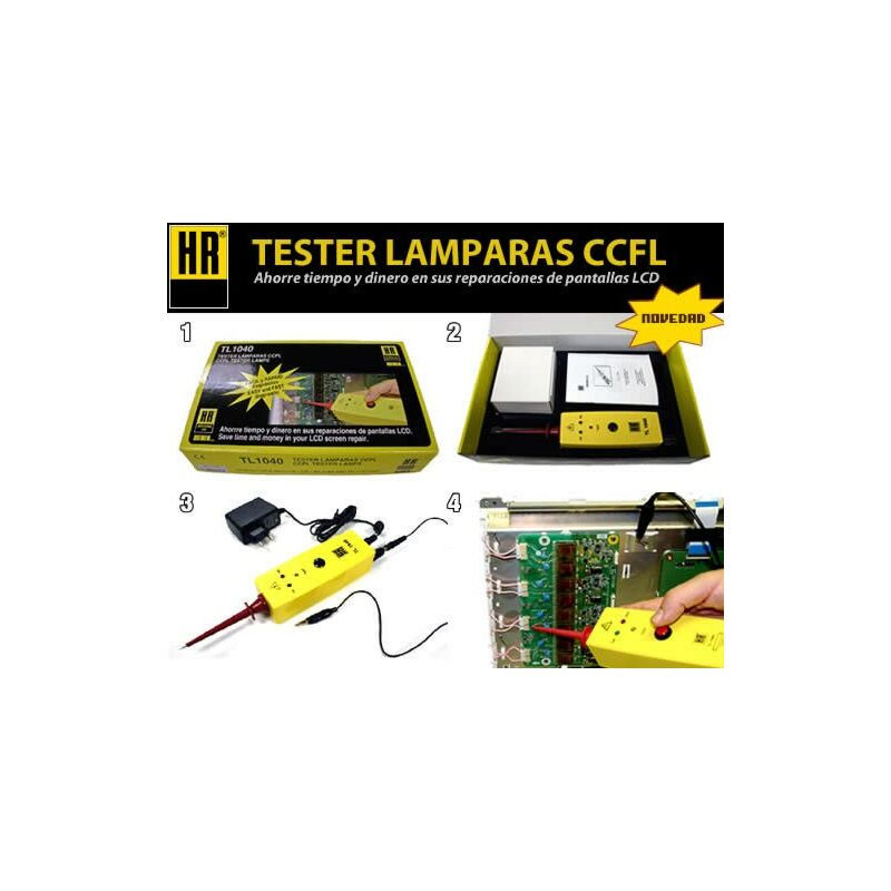 

HR - Comprobador-Simulador De Lamparas De TV LCD TL1040