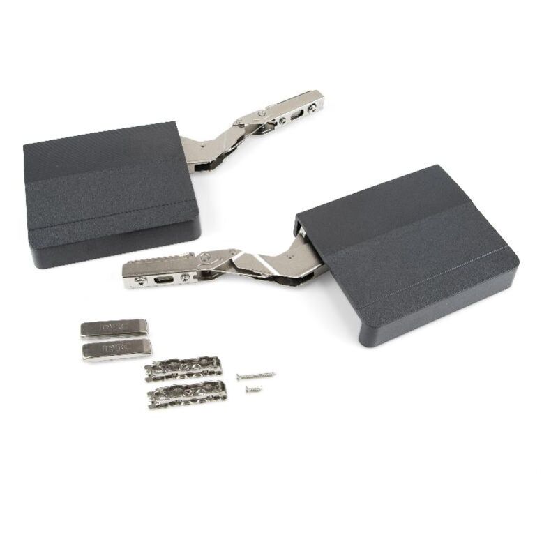 

Compás para puertas elevables, fuerza 960-2.350, Acero y plástico, Gris antracita