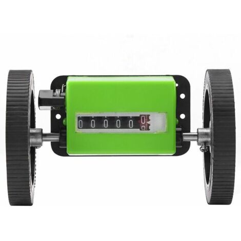 Compt de mètres - 1pc Longu mécanique Compt de compts Roue à rouleaux Vert