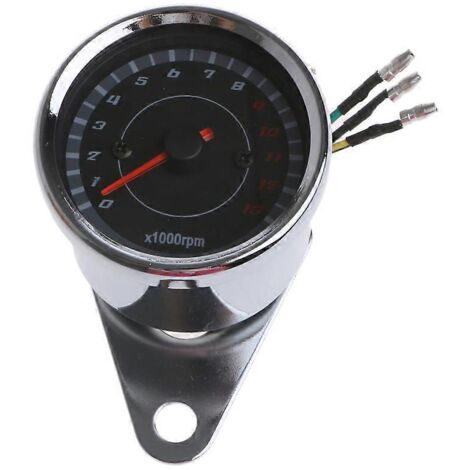 Compte-tours électronique universel pour moto 13 000 tr/min