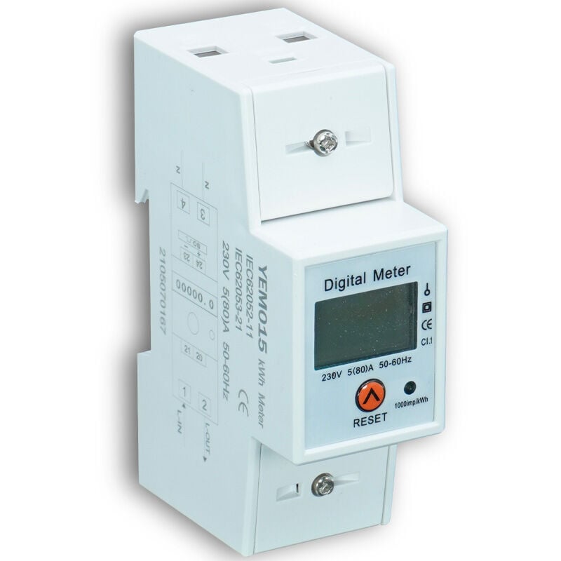 Compteur 220Vac Digital 80A