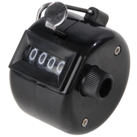 Compteur Manuel 4 Chiffres DELTA OUTILLAGE - Compteur De Personnes Orange, Neuf Sous Blister