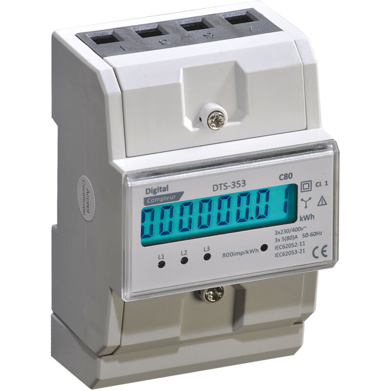 Compteur 400Vac Digital 80A