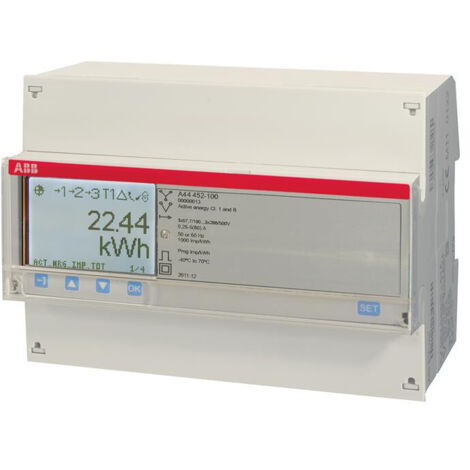 Compteur A44 Triphase Modbus Mesure InDirecte 6A Gold Mid 2CMA170540R1000 ABB 831424