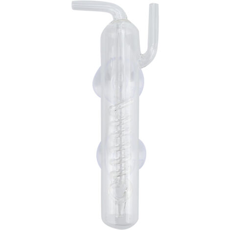 Compteur de Bulles CO2 pour Aquarium Externe en Verre Cristal Spirale pour Aquariophilie-AUTRES