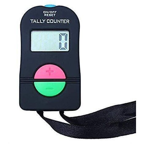 Compteur de clics numérique portable avec cordon pour le sport et le golf