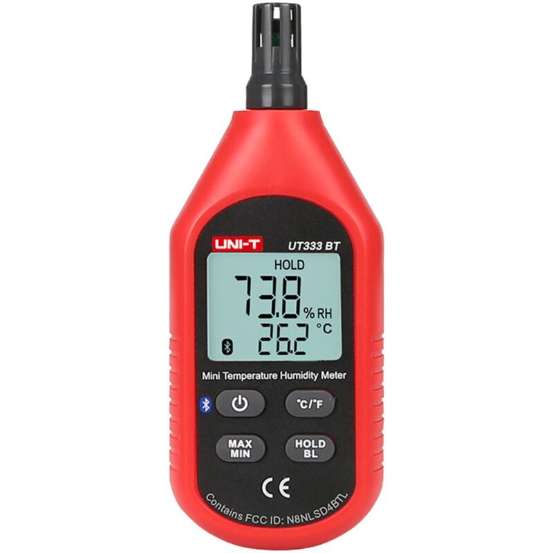 Compteur de conditions environnementales - Mesure de la température et de l'humidité - Conception légère et économique avec interface intuitive