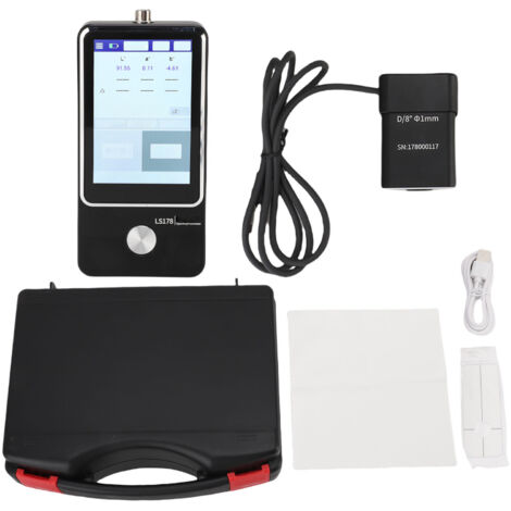 Compteur de couleur de peinture numérique, Source de lumière LED à spectre complet, écran tactile de 3.5 pouces, ouverture de mesure de 1mm, lecteur Portable
