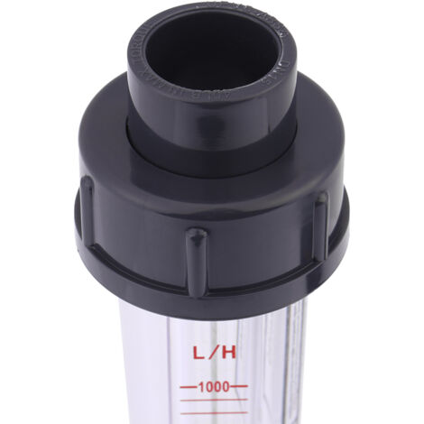 Compteur de débit d'eau LZS-15D en plastique, 100-1000L/H, pour tubes
