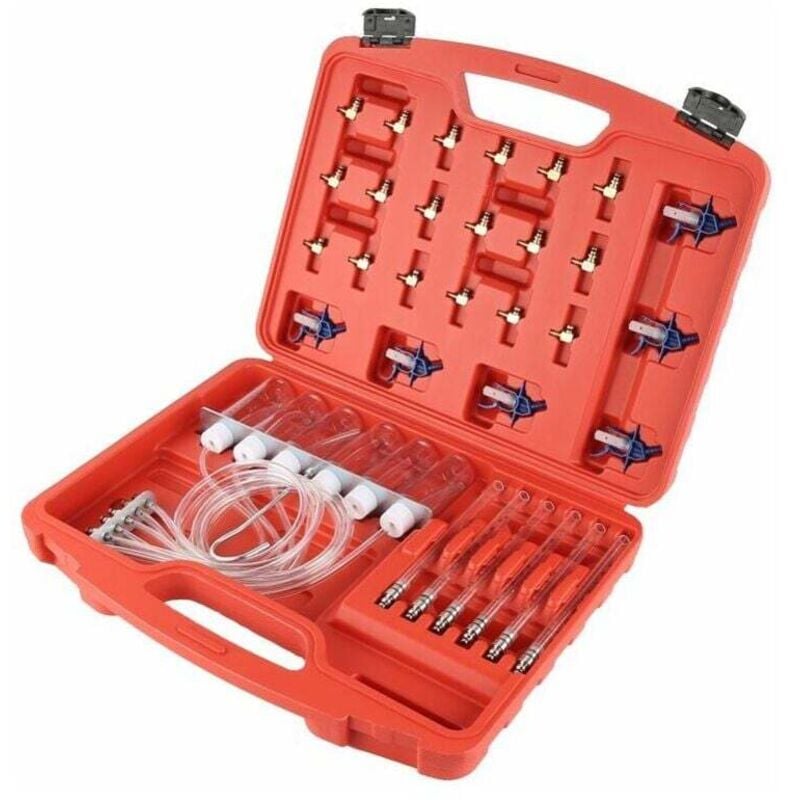 Tuserxln - Compteur de Débit d'Injecteur Diesel Cylindre de Diagnostic Kit de Test de Conduite de Carburant pour Adaptateur de Rampe Commune avec