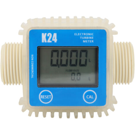 Compteur de débit turbine digitale pour carburant, produits chimiques et gaz, équipement de mesure K24 1 pouce