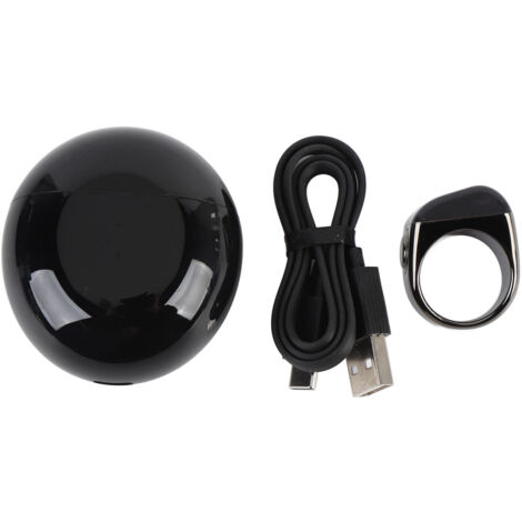 Compteur de doigt intelligent rechargeable, rappel du temps de prière, numérique, étanche IP67, en alliage de zinc, 20 mm
