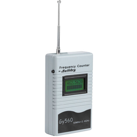 Compteur de fréquence portable 50 MHz à 2,4 GHz pour radio bidirectionnelle, outil de mesure pour voiture et bateau